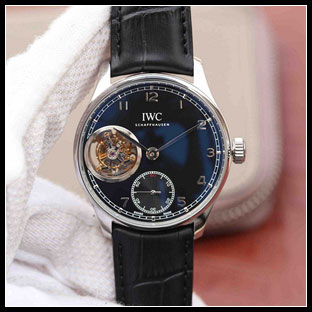 IWC シースルーバック 42mm メンズ 手巻き式腕時計