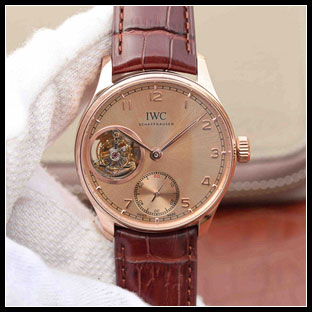 IWC シースルーバック 42mm メンズ 手巻き式腕時計
