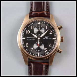 IWC 43mm メンズ 7750自動巻き式腕時計