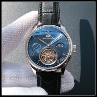 IWC シースルーバック 44mm メンズ 手巻き式腕時計