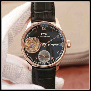 IWC シースルーバック 42mm メンズ 手巻き式腕時計