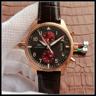 IWC 42mm メンズ 7750自動巻き式腕時計