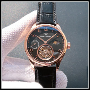 IWC シースルーバック 44mm メンズ 手巻き式腕時計