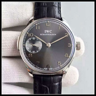 IWC シースルーバック 43mm メンズ 手巻き式腕時計