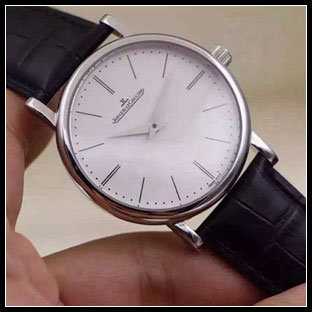 ジャガールクルト メンズ 39mm シースルーバック 自動巻き腕時計
