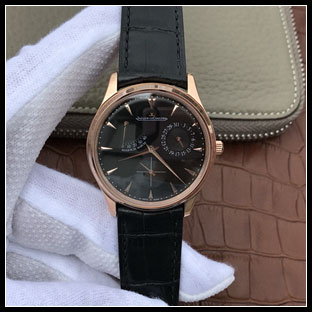 ジャガールクルト メンズ 39mm シースルーバック 自動巻き腕時計 Q1372520