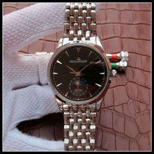 ジャガールクルト メンズ 39mm シースルーバック 自動巻き腕時計 1368470