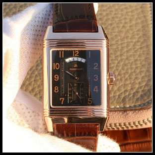 ジャガールクルト 48.5×30mm シースルーバック 自動巻き腕時計