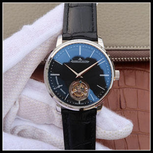 ジャガールクルト メンズ 42mm シースルーバック 自動巻き腕時計 1313520