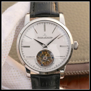 ジャガールクルト メンズ 42mm シースルーバック 自動巻き腕時計 5082420