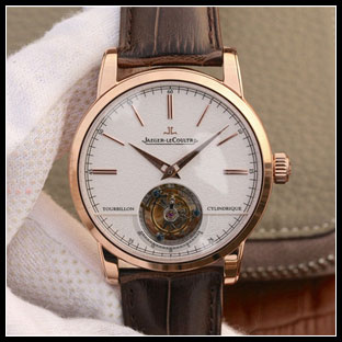 ジャガールクルト メンズ 42mm シースルーバック 自動巻き腕時計 5082420