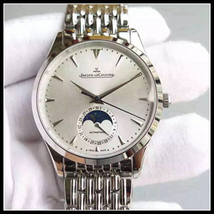 ジャガールクルト メンズ 39mm シースルーバック 自動巻き腕時計 1368470