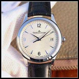 ジャガールクルト メンズ 39mm シースルーバック 自動巻き腕時計 Q1548420