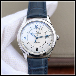 ジャガールクルト メンズ 39mm シースルーバック 自動巻き腕時計 Q1548530