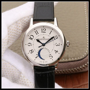 ジャガールクルト カップル 40mm/34mm シースルーバック 手巻き式腕時計