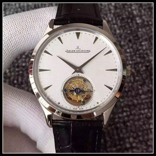 ジャガールクルト メンズ 40mm  シースルーバック 自動巻き腕時計 1323420