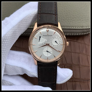 ジャガールクルト メンズ 39mm シースルーバック 自動巻き腕時計 Q1372520