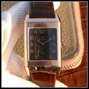 ジャガールクルト 48.5×30mm シースルーバック 自動巻き腕時計