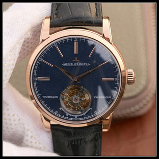 ジャガールクルト メンズ 42mm シースルーバック 自動巻き腕時計