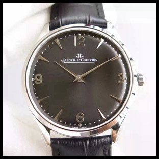 ジャガールクルト メンズ 38mm シースルーバック 手巻き式腕時計