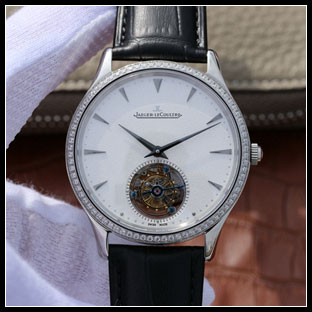 ジャガールクルト メンズ 40mm シースルーバック 自動巻き腕時計