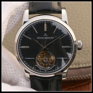 ジャガールクルト メンズ 42mm シースルーバック 自動巻き腕時計