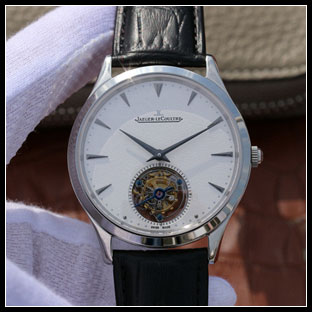 ジャガールクルト メンズ 40mm シースルーバック 自動巻き腕時計 1323420