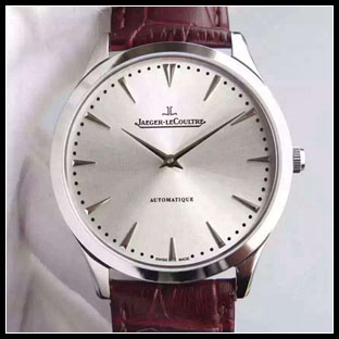 ジャガールクルト メンズ 41mm シースルーバック 自動巻き腕時計 Q1338421