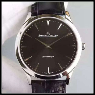 ジャガールクルト メンズ 41mm シースルーバック 自動巻き腕時計 Q1338421