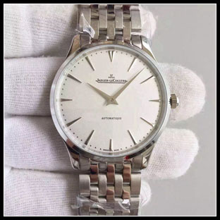 ジャガールクルト メンズ 41mm シースルーバック 自動巻き腕時計 Q1338421