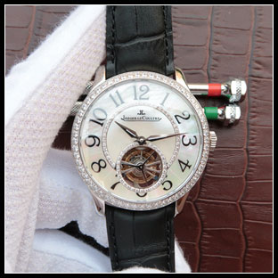 ジャガールクルト メンズ 39mm シースルーバック 自動巻き腕時計 Q3412043