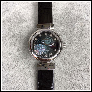 オメガ シースルーバック レディース 34mm 自動巻き腕時計 425.32.34.20.56.001