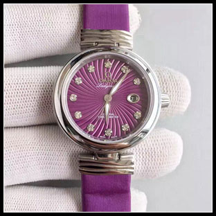 オメガ レディース 34mm 自動巻き腕時計 425.32.34.20.60.001