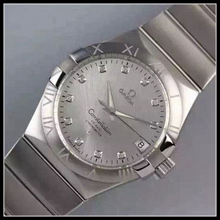 オメガ シースルーバック メンズ 38.5mm 自動巻き腕時計 123.10.35.20.52.001