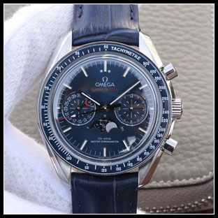 オメガ シースルーバック メンズ 44mm 自動巻き腕時計 304.33.44