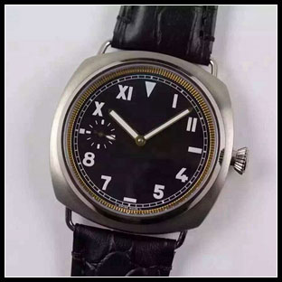 パネライ シースルーバック メンズ 47mm 手巻き式腕時計 PAM349