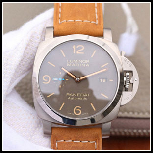 パネライ シースルーバック メンズ 44mm 自動巻き腕時計 PAM1351