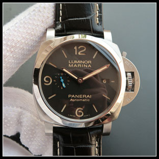 パネライ シースルーバック メンズ 44mm 自動巻き腕時計 PAM1312