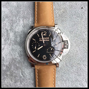 パネライ シースルーバック メンズ 47mm 手巻き式腕時計 PAM423