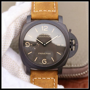 パネライ シースルーバック メンズ 44mm 自動巻き腕時計 PAM00386