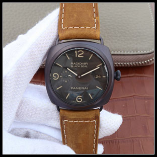 パネライ シースルーバック メンズ 45mm 自動巻き腕時計 PAM505