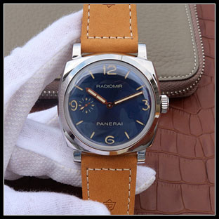 パネライ シースルーバック メンズ 45mm 手巻き式腕時計 PAM690