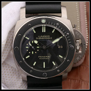 パネライ シースルーバック メンズ 47mm 自動巻き腕時計 PAM389