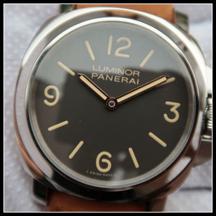 パネライ メンズ 44mm 手巻き腕時計 PAM390