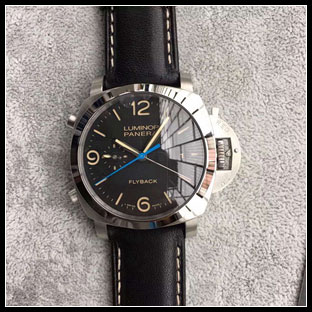 パネライ シースルーバック メンズ 44mm 自動巻き腕時計 PAM524