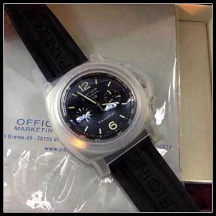 パネライ シースルーバック メンズ 44mm ASIA7750自動巻き腕時計 PAM212