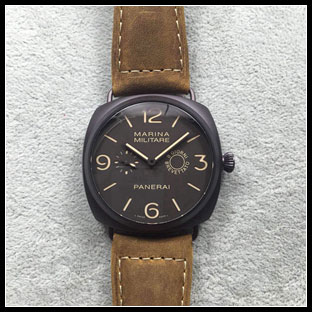 パネライ メンズ 47mm 手巻き式腕時計 PAM339
