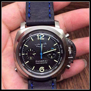 パネライ シースルーバック メンズ 44mm ASIA7750自動巻き腕時計 PAM286