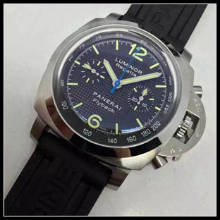 パネライ シースルーバック メンズ 44mm ASIA7750自動巻き腕時計 PAM253