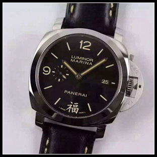 パネライ シースルーバック メンズ 44mm 自動巻き腕時計 PAM366